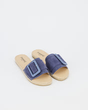 Lade das Bild in den Galerie-Viewer, Espadrij Pantolette 'BELFORT MONO' dusty blue
