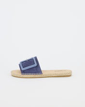 Lade das Bild in den Galerie-Viewer, Espadrij Pantolette 'BELFORT MONO' dusty blue