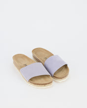 Lade das Bild in den Galerie-Viewer, Espadrij Pantolette 'COPINE VELOUR' lavendel