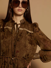 Lade das Bild in den Galerie-Viewer, Kleid "Hojas" braun