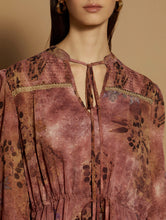 Lade das Bild in den Galerie-Viewer, Kleid "Hojas" rostbraun