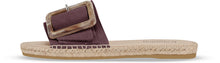 Lade das Bild in den Galerie-Viewer, Espadrij Pantolette 'BELFORT' aubergine