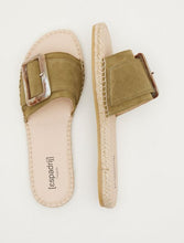 Lade das Bild in den Galerie-Viewer, Espadrij Pantolette 'BELFORT' olive