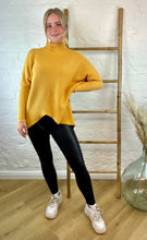 Lade das Bild in den Galerie-Viewer, gefütterte Kunstleder Leggings Roxie "schwarz"